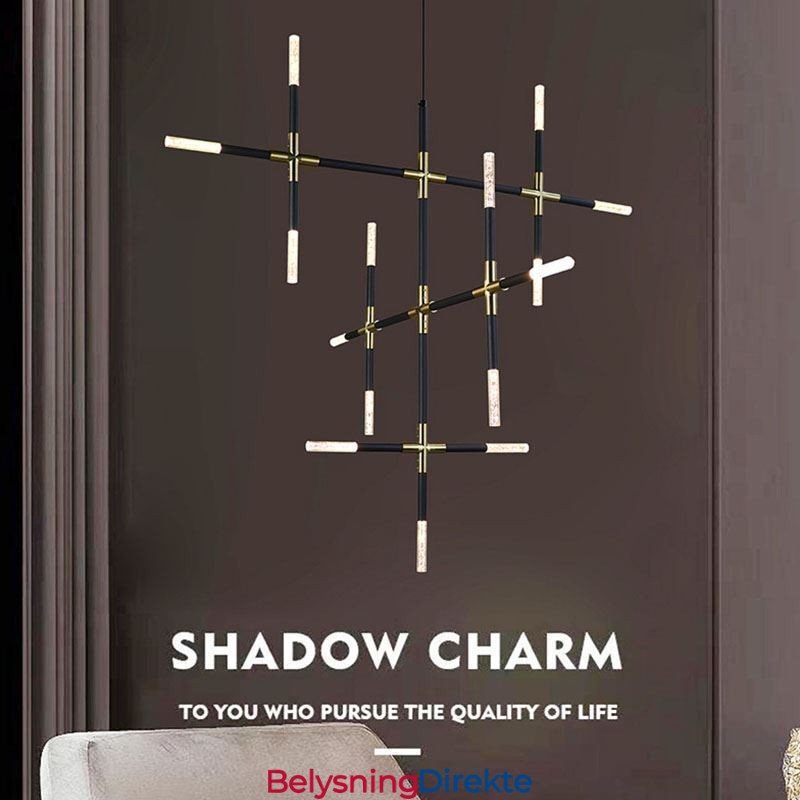 Pendellampe Skjøting Varmhvit Kreativ Taklampe Diy Kombinasjonslampe