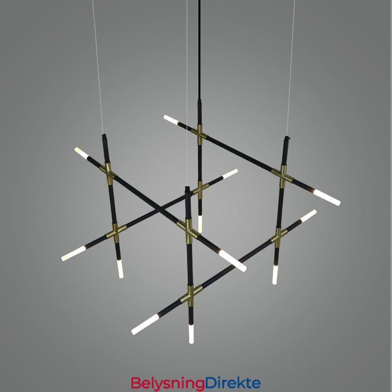 Pendellampe Skjøting Varmhvit Kreativ Taklampe Diy Kombinasjonslampe
