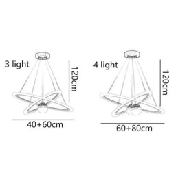 Pendellampe I Smijern I Akryl, Stjernehimmel, Ringformet Taklampe