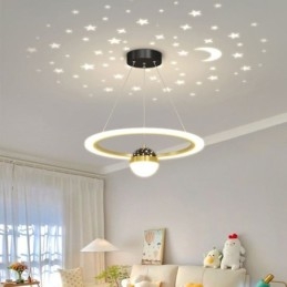 Minimalistisk Smijerns Taklampe I Akryl Med Stjernering