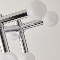 Enkel Pendellampe I Smijern Med Magiske Bønner Og Molekyltaklampe