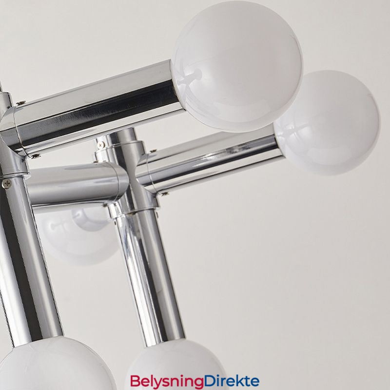 Enkel Pendellampe I Smijern Med Magiske Bønner Og Molekyltaklampe