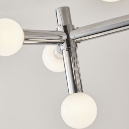 Enkel Pendellampe I Smijern Med Magiske Bønner Og Molekyltaklampe