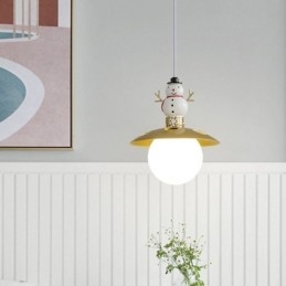 Moderne Pendellampe Enkel G9 Smijernsharpiks Snømann Taklampe