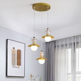 Moderne Pendellampe Enkel G9 Smijernsharpiks Snømann Taklampe