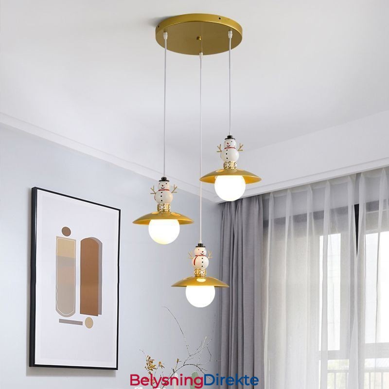 Moderne Pendellampe Enkel G9 Smijernsharpiks Snømann Taklampe