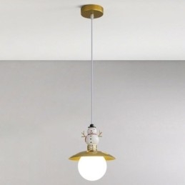 Moderne Pendellampe Enkel G9 Smijernsharpiks Snømann Taklampe
