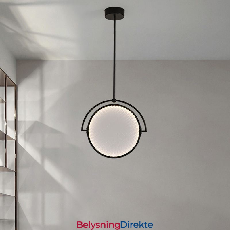 Nordisk Pendellampe Kreativ Smijernsringlampe