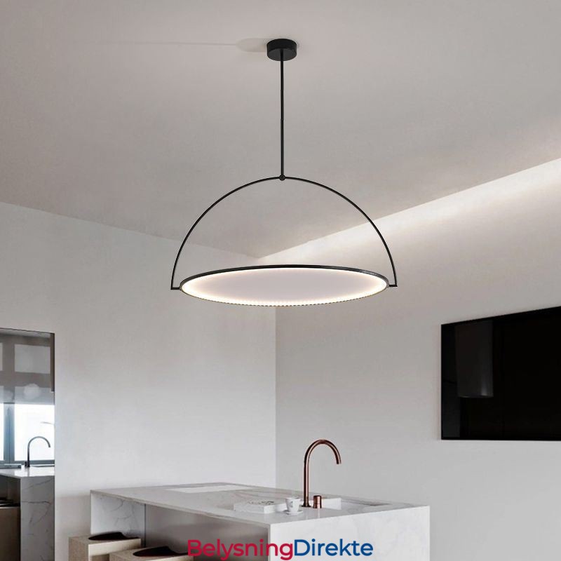 Nordisk Pendellampe Kreativ Smijernsringlampe