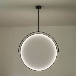 Nordisk Pendellampe Kreativ Smijernsringlampe