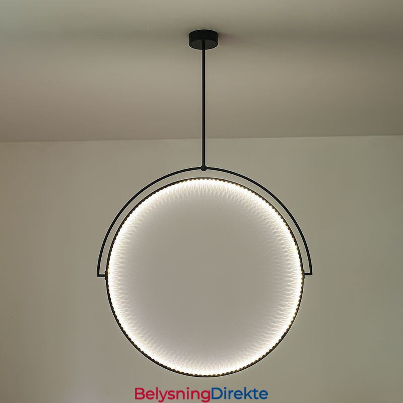 Nordisk Pendellampe Kreativ Smijernsringlampe