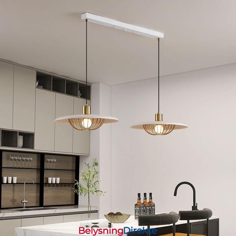 Nordisk Pendellampe Kreativ Smijerns Skiveformet Taklampe