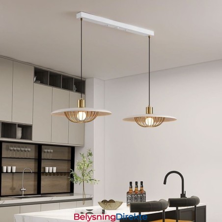 Nordisk Pendellampe Kreativ Smijerns Skiveformet Taklampe