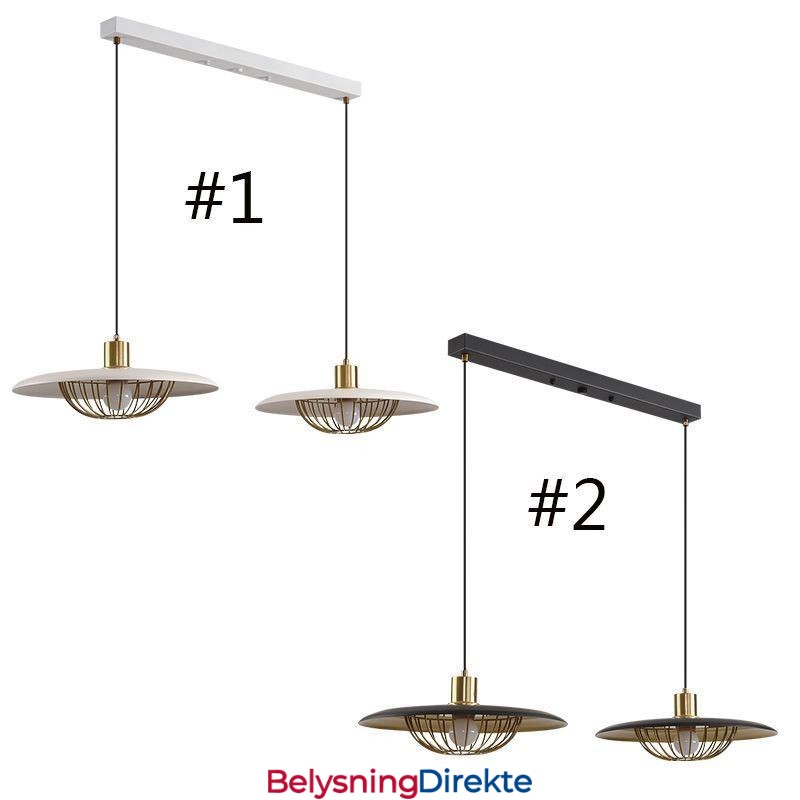 Nordisk Pendellampe Kreativ Smijerns Skiveformet Taklampe