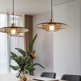 Nordisk Pendellampe Kreativ Smijerns Skiveformet Taklampe