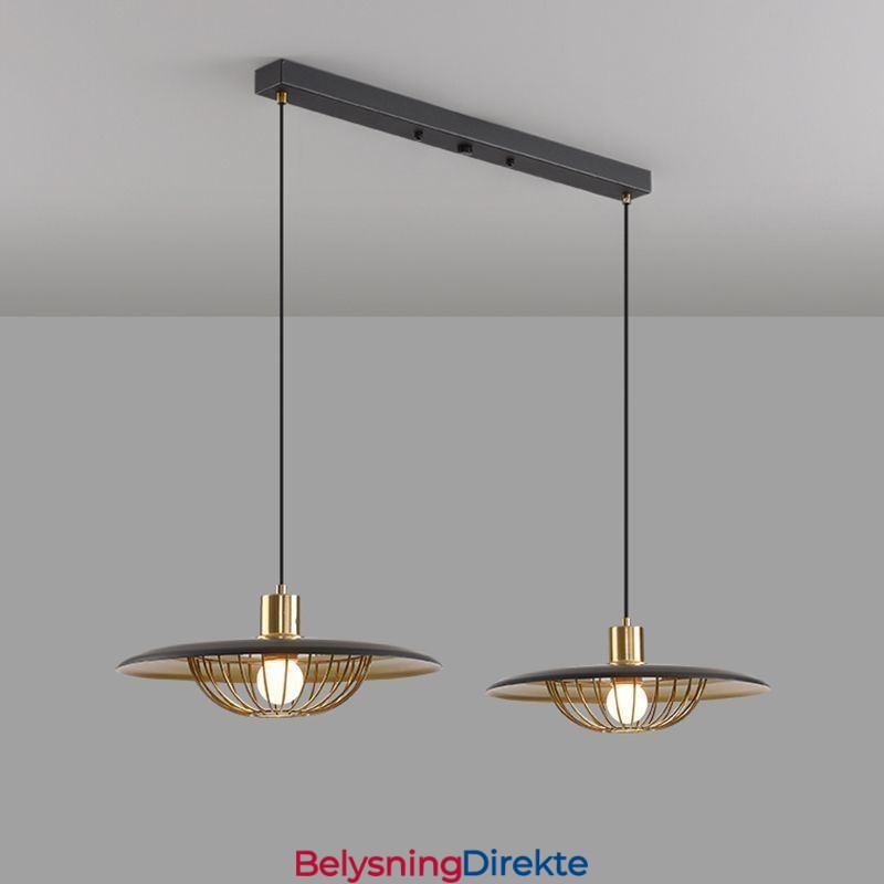 Nordisk Pendellampe Kreativ Smijerns Skiveformet Taklampe