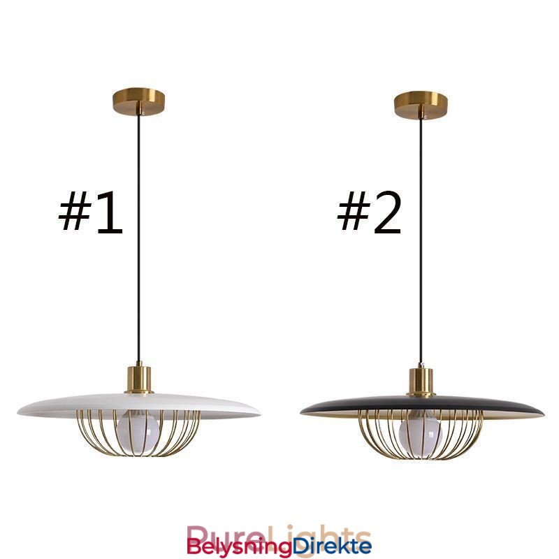 Nordisk Pendellampe I Smijern, Kreative Skiveformede Taklamper