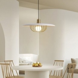 Nordisk Pendellampe I Smijern, Kreative Skiveformede Taklamper