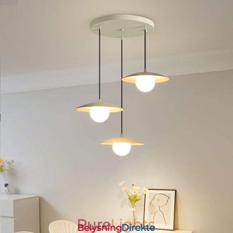 Nordisk Pendel Kreativ Smijern G9 Skive Taklampe