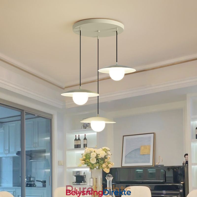 Nordisk Pendel Kreativ Smijern G9 Skive Taklampe