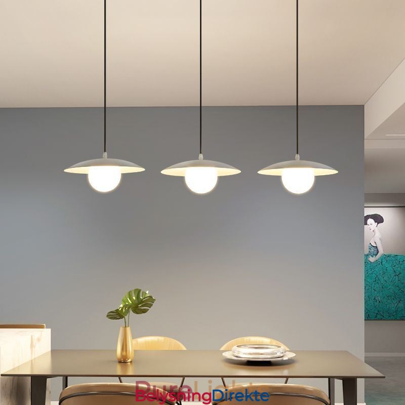 Nordisk Pendel Kreativ Smijern G9 Skive Taklampe