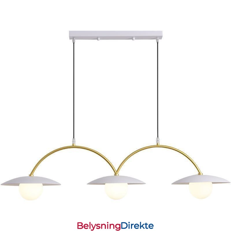 Nordisk Pendellampe Kreativ G9 Smijerns Bølgeformet Taklampe