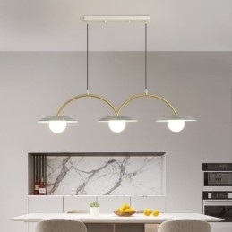 Nordisk Pendellampe Kreativ G9 Smijerns Bølgeformet Taklampe