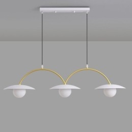 Nordisk Pendellampe Kreativ G9 Smijerns Bølgeformet Taklampe