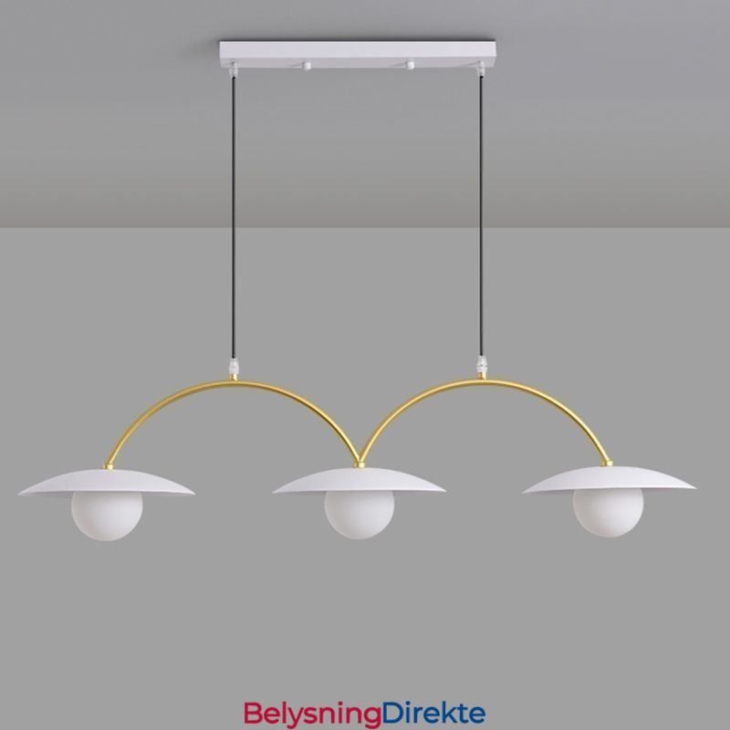 Nordisk Pendellampe Kreativ G9 Smijerns Bølgeformet Taklampe