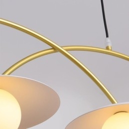 Nordisk Pendellampe Kreativ G9 Smijerns Bølgeformet Taklampe