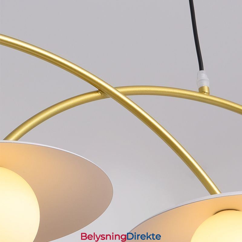 Nordisk Pendellampe Kreativ G9 Smijerns Bølgeformet Taklampe