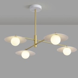 Nordisk Pendellampe Kreativ G9 Smijerns Skiveformet Taklampe