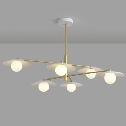 Nordisk Pendellampe Kreativ G9 Smijerns Skiveformet Taklampe