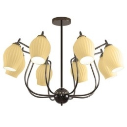 Nordisk Pendellampe Kreativ Smijernspistol Svart Stamen Taklampe