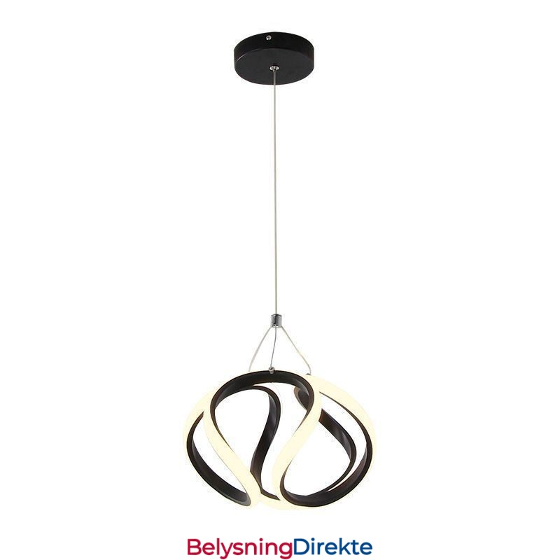 Pendellampe I Aluminium, Liten Kunstig Gresskartaklampe