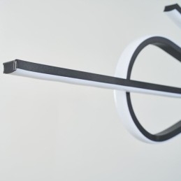 Enkel Pendellampe I Aluminium Med Kunstig Sløyfe