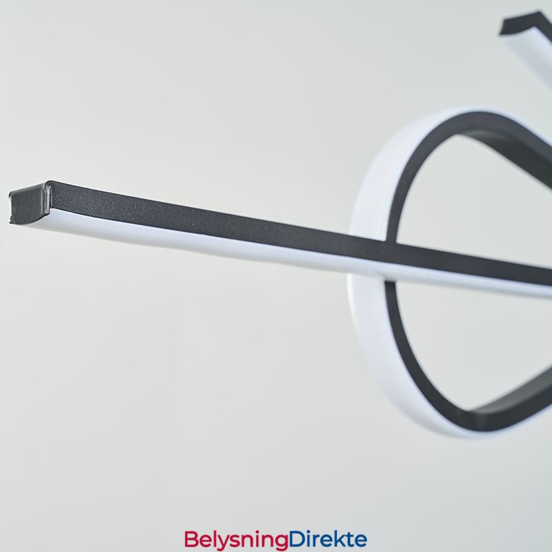 Enkel Pendellampe I Aluminium Med Kunstig Sløyfe