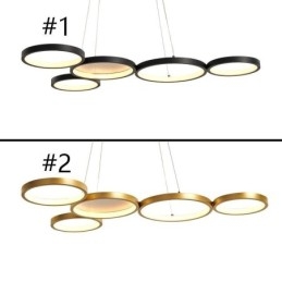 Stilig Pendellampe I Aluminium, Kunstig Taklampe