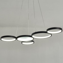 Stilig Pendellampe I Aluminium, Kunstig Taklampe