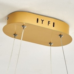 Stilig Pendellampe I Aluminium, Kunstig Taklampe