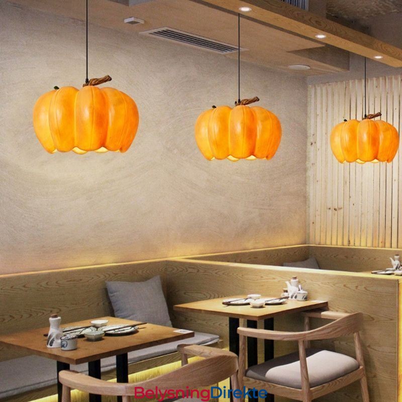 Japansk Retro Gresskar Pendellampe Kreative Taklamper