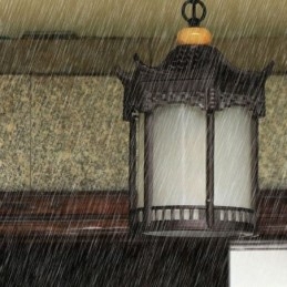 Kinesisk Utendørslampe Vanntett Sekskantet Lysthuspendellampe