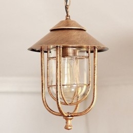 Amerikansk Retro Utendørslampe Vanntett Fugleburformet Anhengslampe For Hage