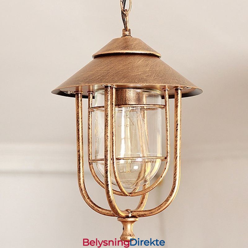 Amerikansk Retro Utendørslampe Vanntett Fugleburformet Anhengslampe For Hage