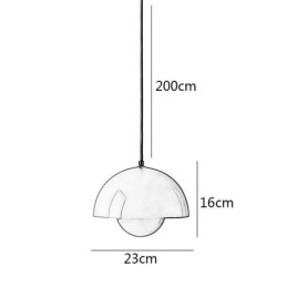 Moderne Macaron-Anhengslampe Dekorativ Hengelampe