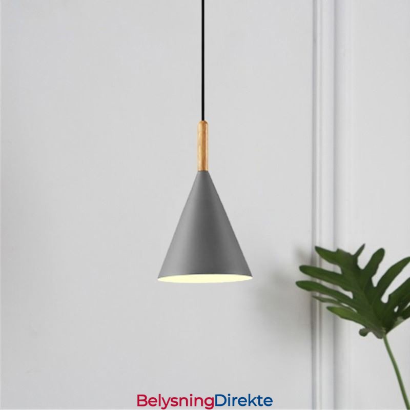 Nordisk Macaron-Pendellampe Med Enkelt Hode