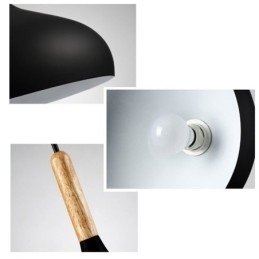 Nordisk Macaron-Pendellampe Med Enkelt Hode