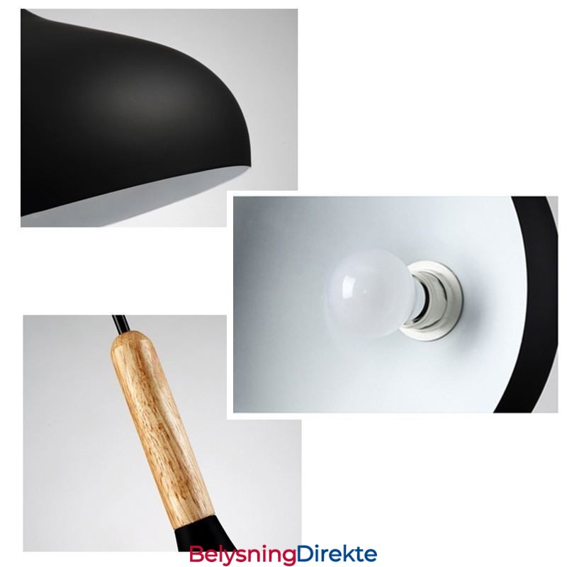 Nordisk Macaron-Pendellampe Med Enkelt Hode