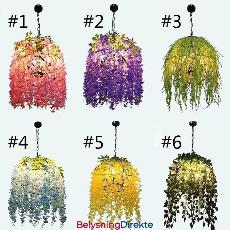 Moderne Plantelampe Dekorativ Lysekrone I Industriell Stil Butikkmusikk