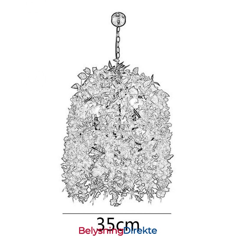 Moderne Plantelampe Dekorativ Lysekrone I Industriell Stil Butikkmusikk